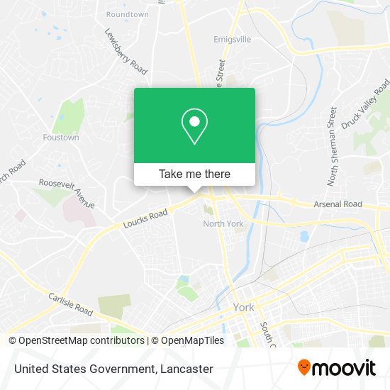 United States Government map