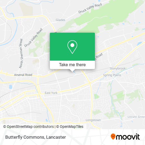 Mapa de Butterfly Commons