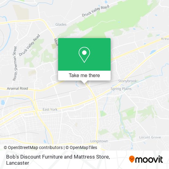Mapa de Bob's Discount Furniture and Mattress Store