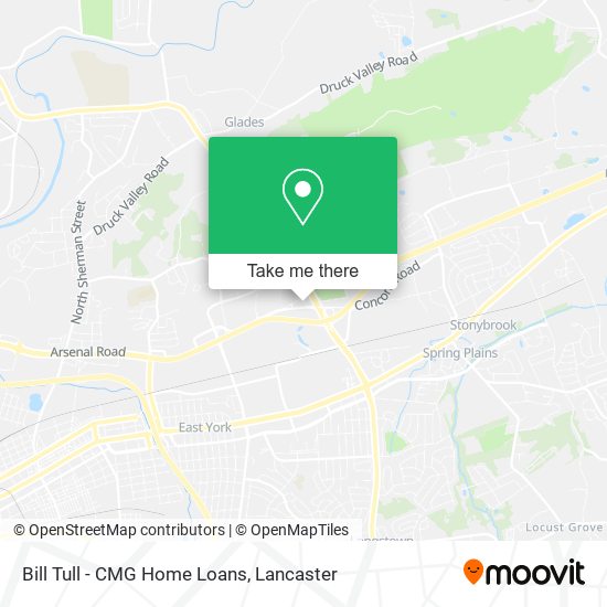 Mapa de Bill Tull - CMG Home Loans