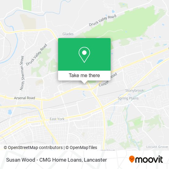 Susan Wood - CMG Home Loans map