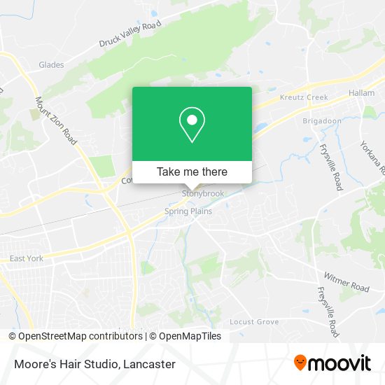 Moore's Hair Studio map