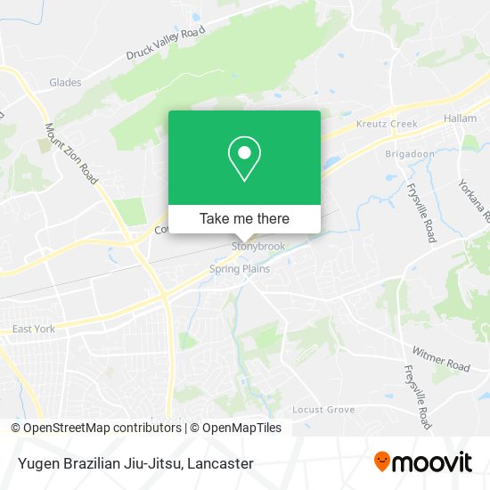 Yugen Brazilian Jiu-Jitsu map