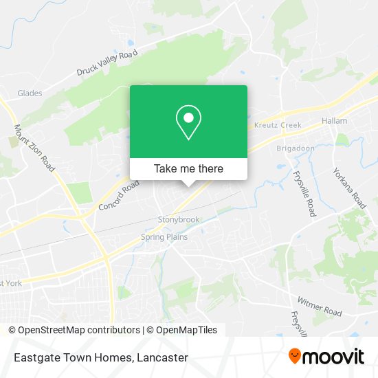 Mapa de Eastgate Town Homes