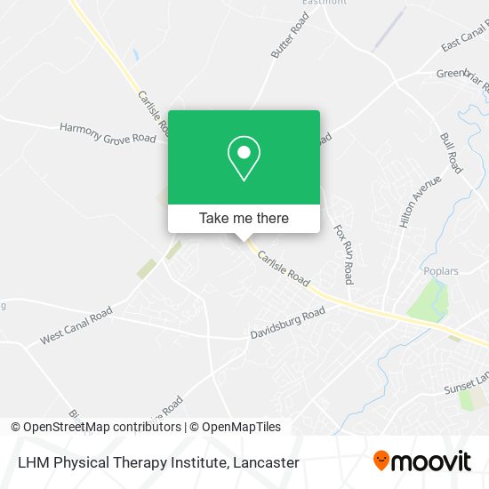 Mapa de LHM Physical Therapy Institute