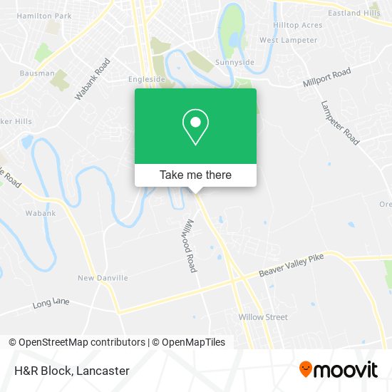 H&R Block map