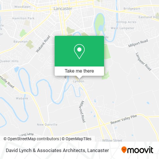 David Lynch & Associates Architects map