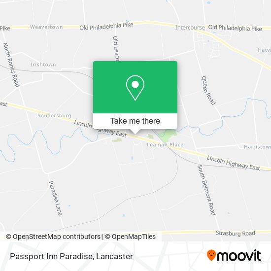 Passport Inn Paradise map