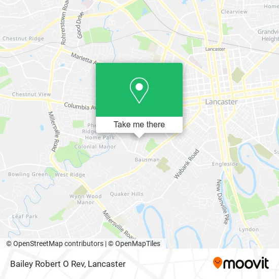 Bailey Robert O Rev map