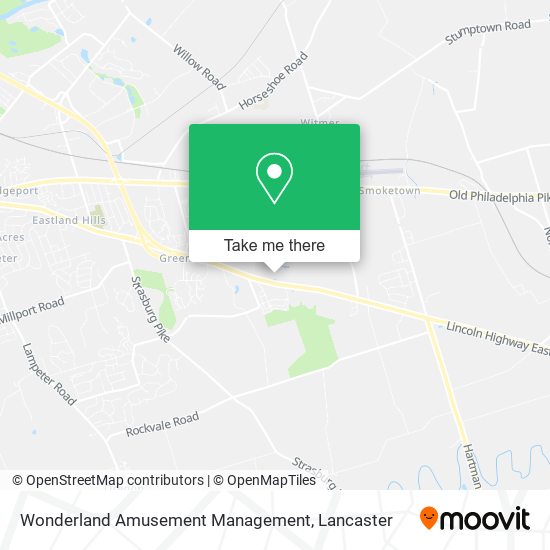 Wonderland Amusement Management map