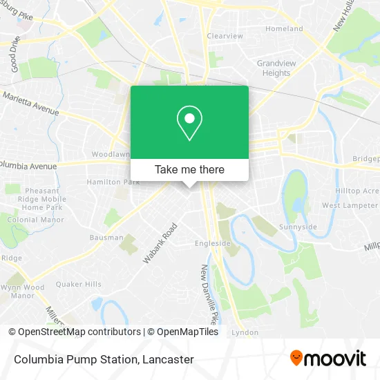 Columbia Pump Station map
