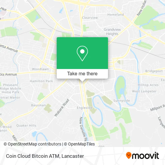 Coin Cloud Bitcoin ATM map