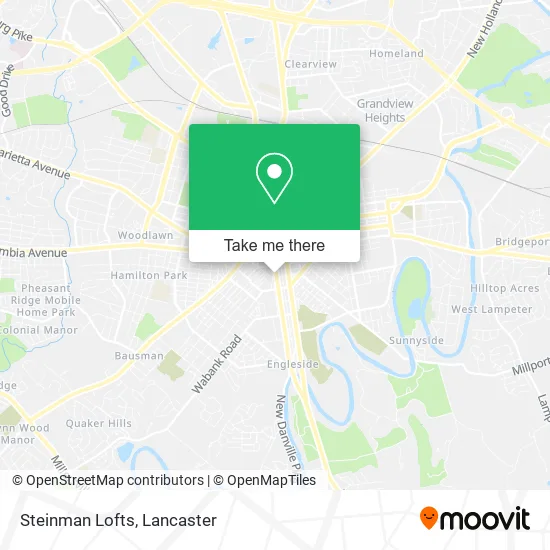 Steinman Lofts map