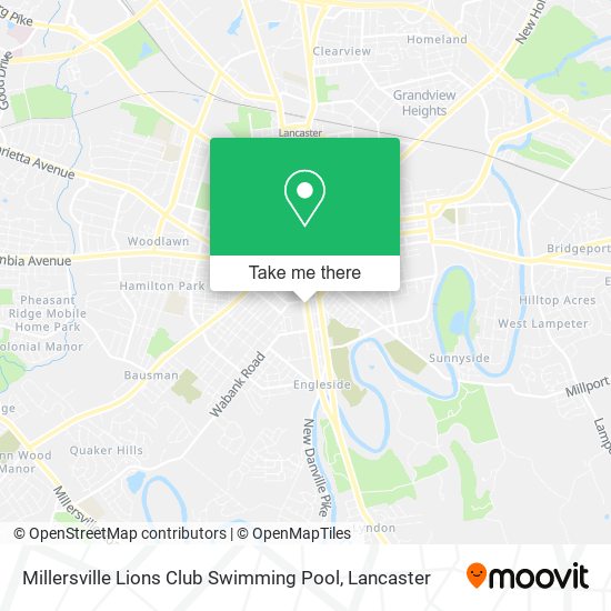 Mapa de Millersville Lions Club Swimming Pool