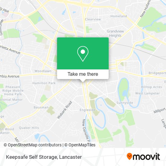 Keepsafe Self Storage map