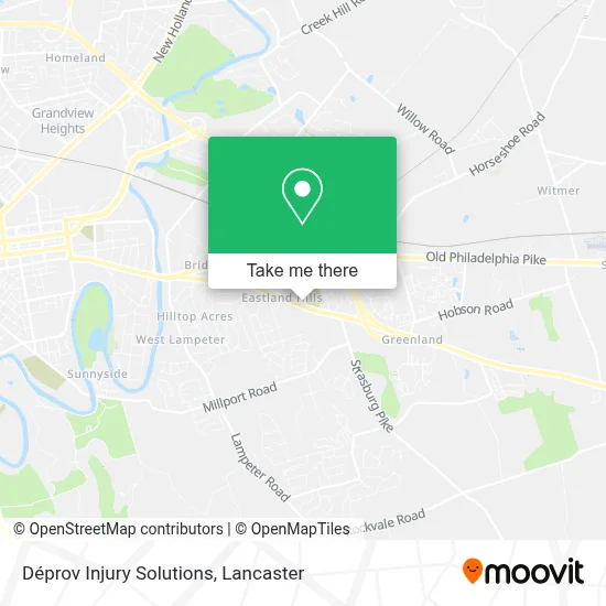 Déprov Injury Solutions map