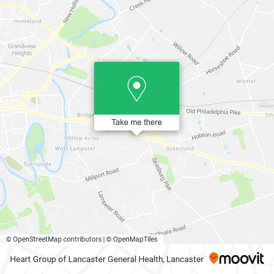 Heart Group of Lancaster General Health map