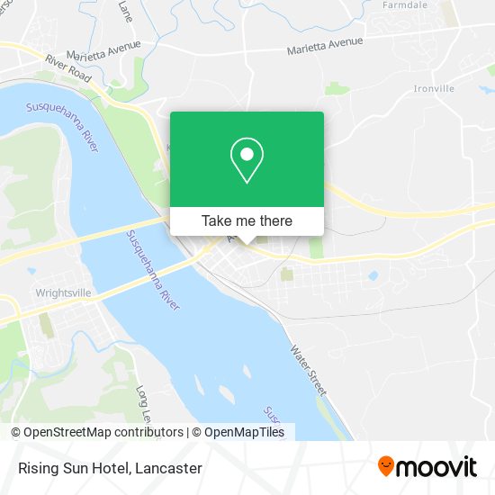 Mapa de Rising Sun Hotel
