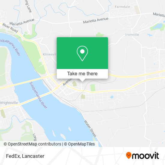 Mapa de FedEx