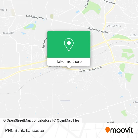 PNC Bank map