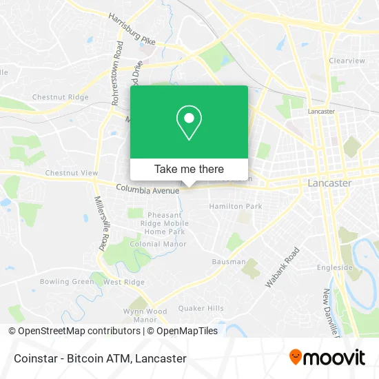 Coinstar - Bitcoin ATM map