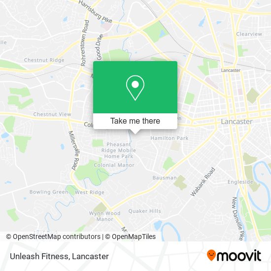 Mapa de Unleash Fitness