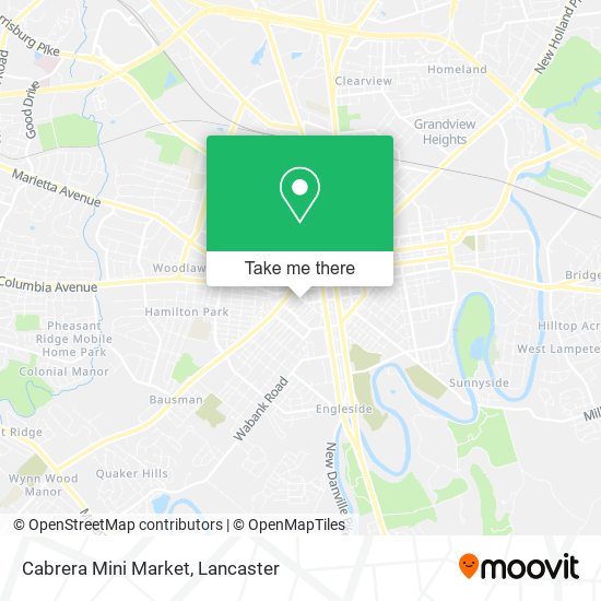 Cabrera Mini Market map
