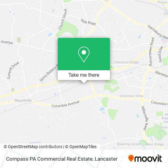 Compass PA Commercial Real Estate map