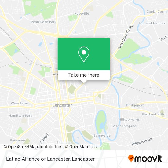 Latino Alliance of Lancaster map