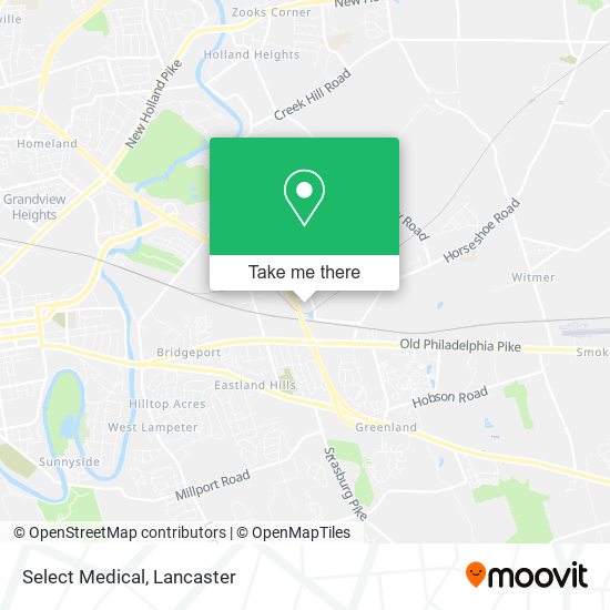 Mapa de Select Medical