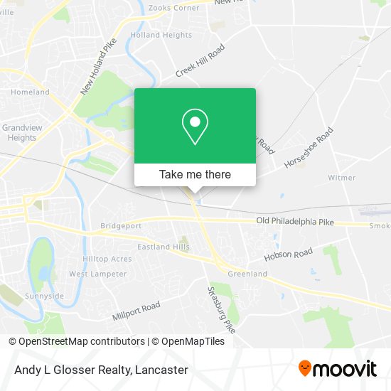 Andy L Glosser Realty map