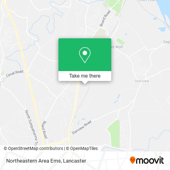 Northeastern Area Ems map