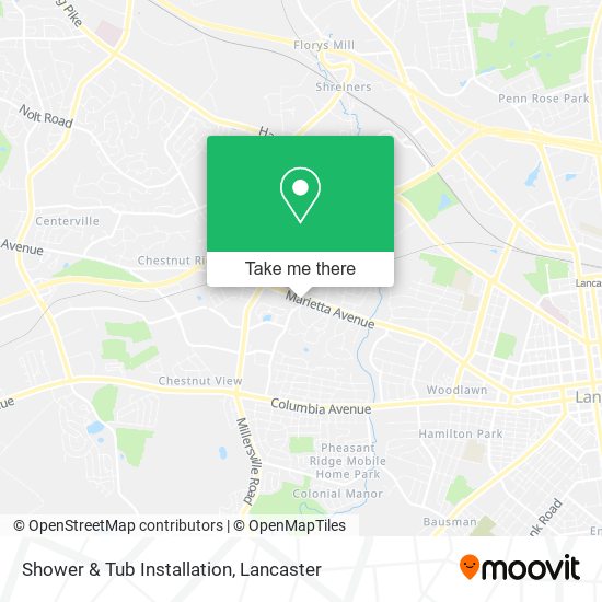Shower & Tub Installation map