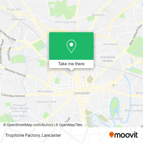 Tropitone Factory map