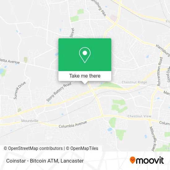 Coinstar - Bitcoin ATM map