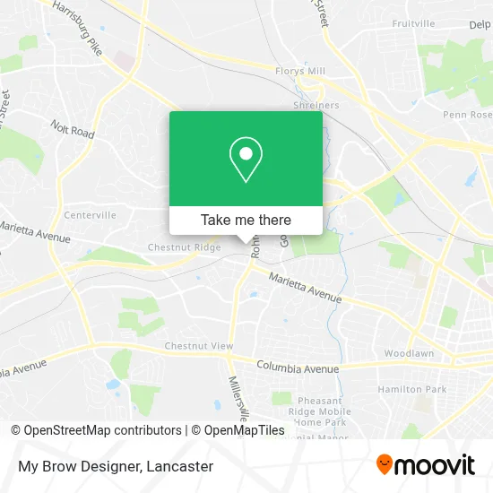 My Brow Designer map