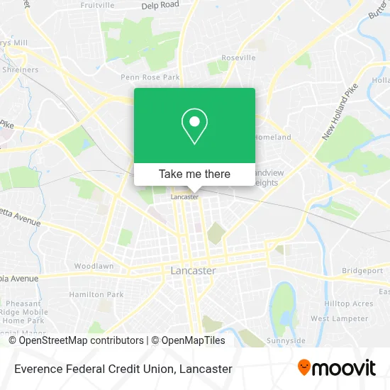 Everence Federal Credit Union map