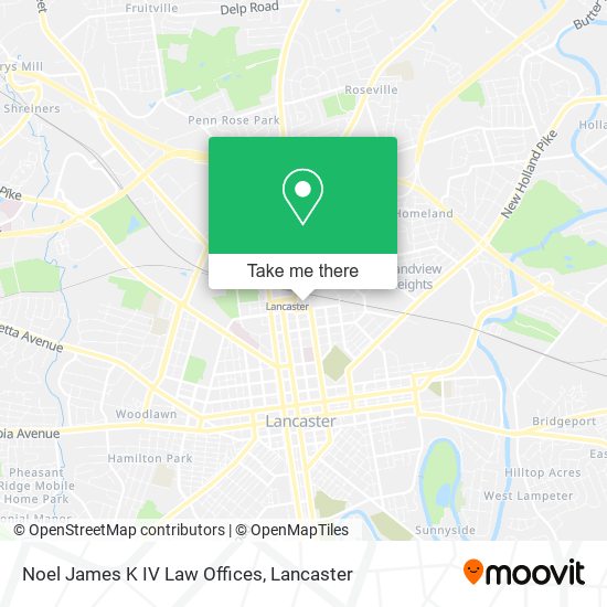 Noel James K IV Law Offices map