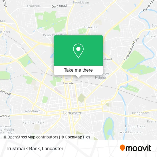 Trustmark Bank map