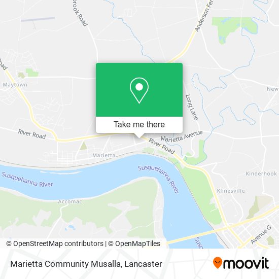 Marietta Community Musalla map