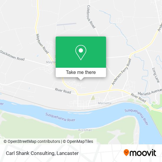Carl Shank Consulting map