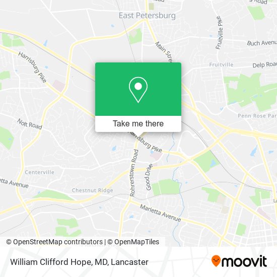 Mapa de William Clifford Hope, MD