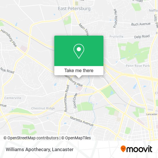 Williams Apothecary map