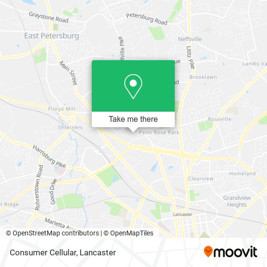Consumer Cellular map