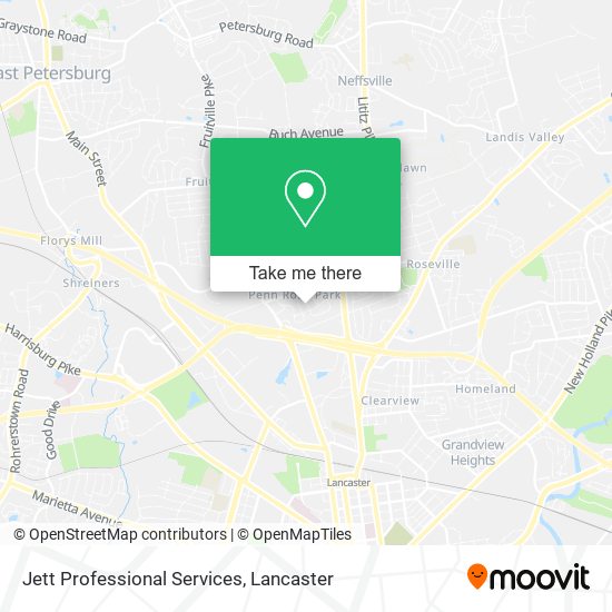 Jett Professional Services map