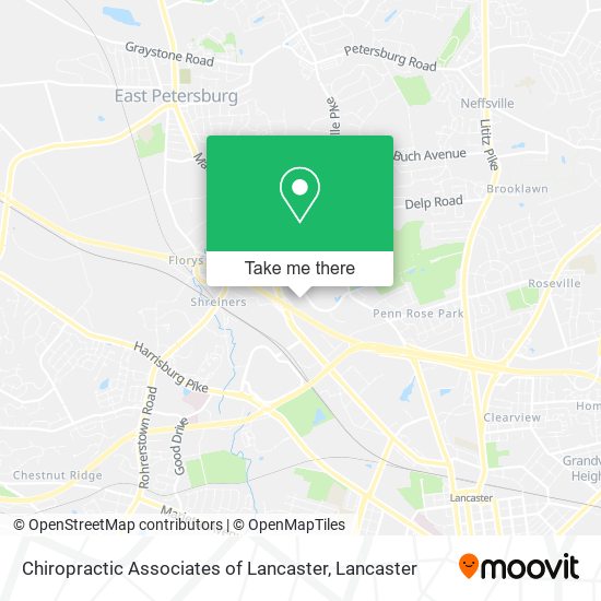 Mapa de Chiropractic Associates of Lancaster