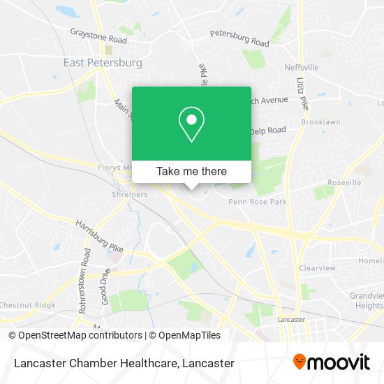 Lancaster Chamber Healthcare map