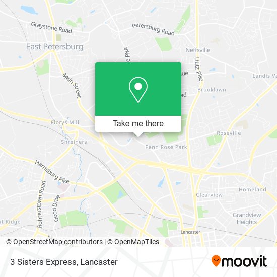 3 Sisters Express map