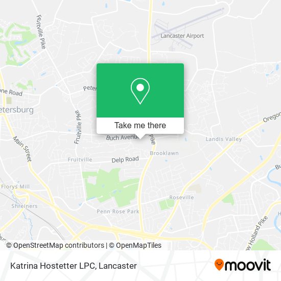 Katrina Hostetter LPC map