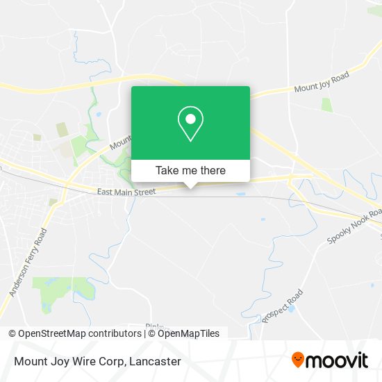 Mapa de Mount Joy Wire Corp